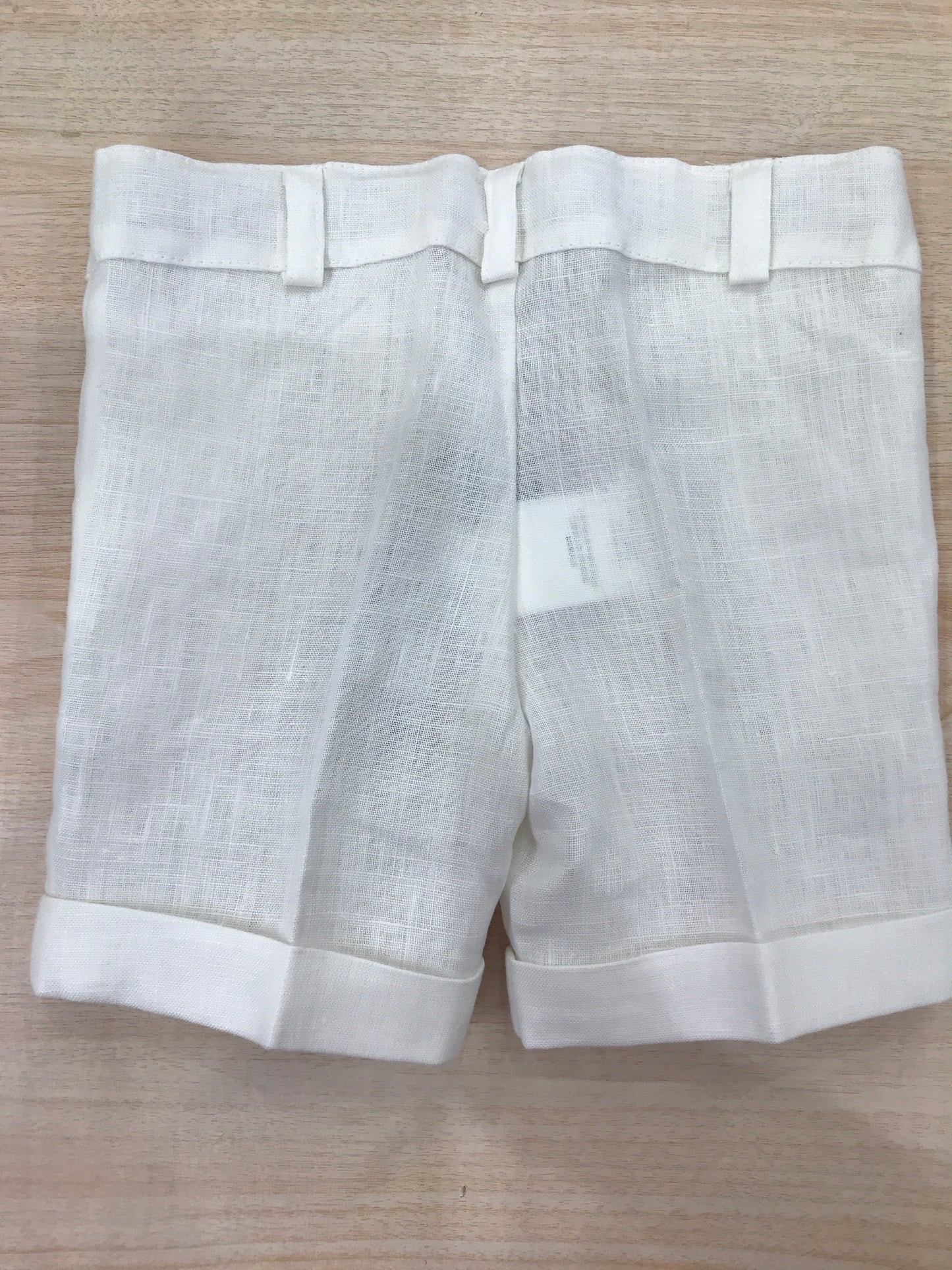 Pantalone Jo Milano in lino corto con tasche