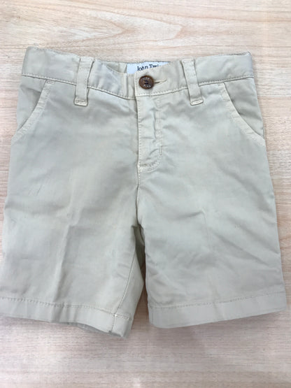 Pantalone John Twig beige corto con tasche sul davanti