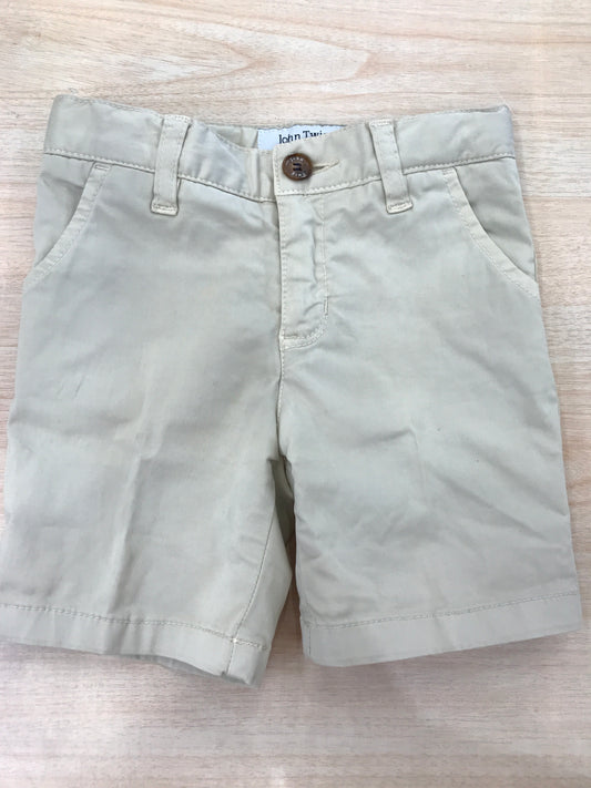 Pantalone John Twig beige corto con tasche sul davanti