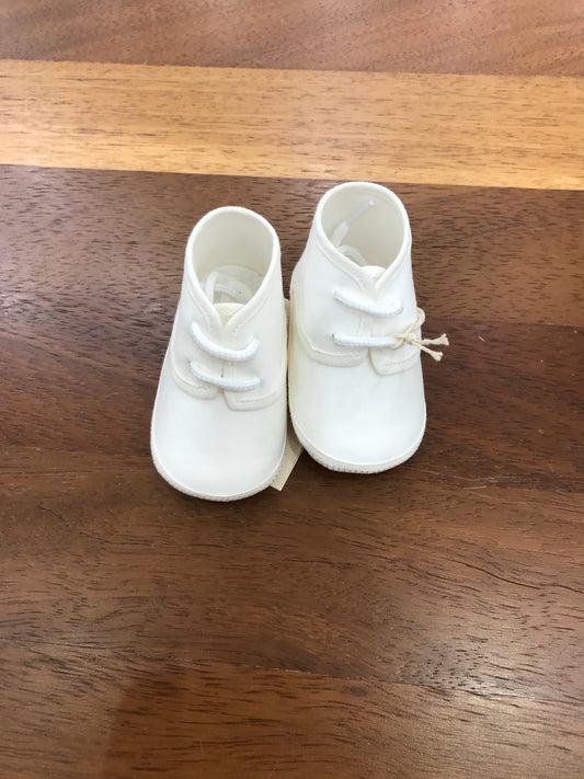 Scarpina Pure in taffettà  all'inglesina con lacci sul davanti