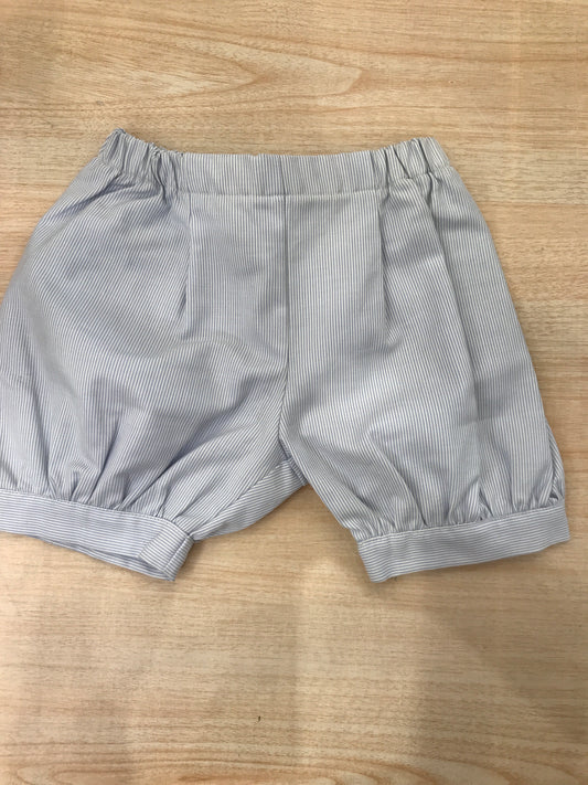 Pantalone Colibrì in cotone a righe bianche e celesti