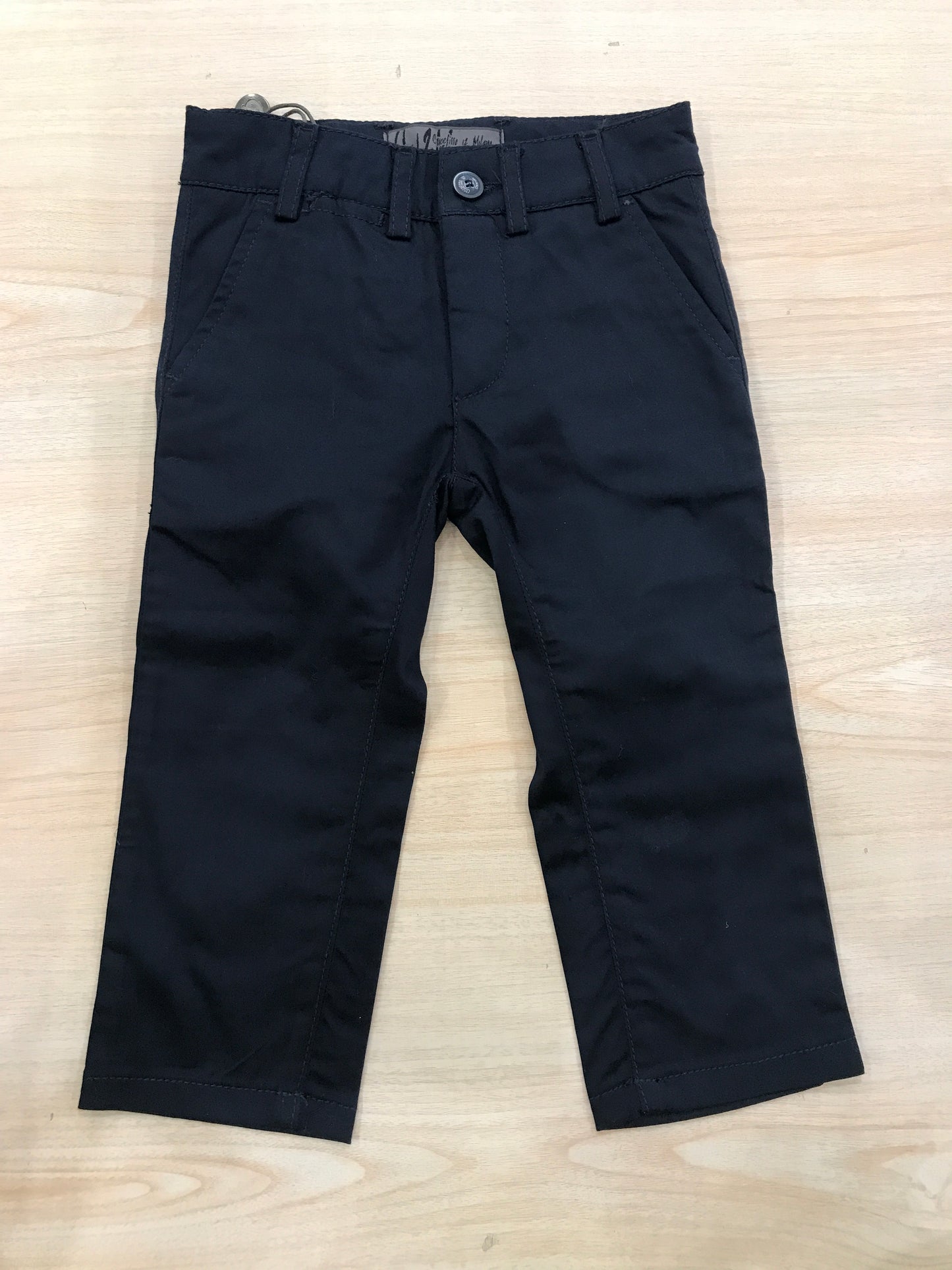 Pantalone Crocefisso Milano blu scuro con tasche e bottoncini