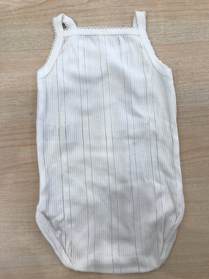 Body Laranjinha con spalline leggermente traforato