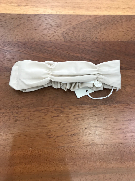 Fascia Le Bebè in cotone tortora arricciata