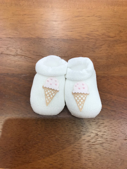 Babbucce Story Loris in filo con applicazione a forma di gelato