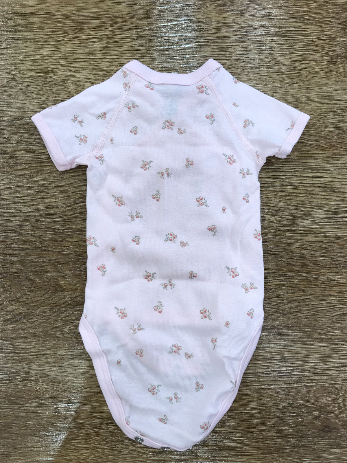Body Petit Bateau tris mezza manica antipanico con fiori e righe