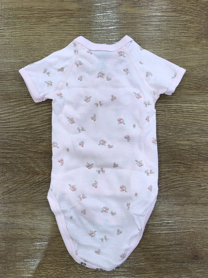 Body Petit Bateau tris mezza manica antipanico con fiori e righe