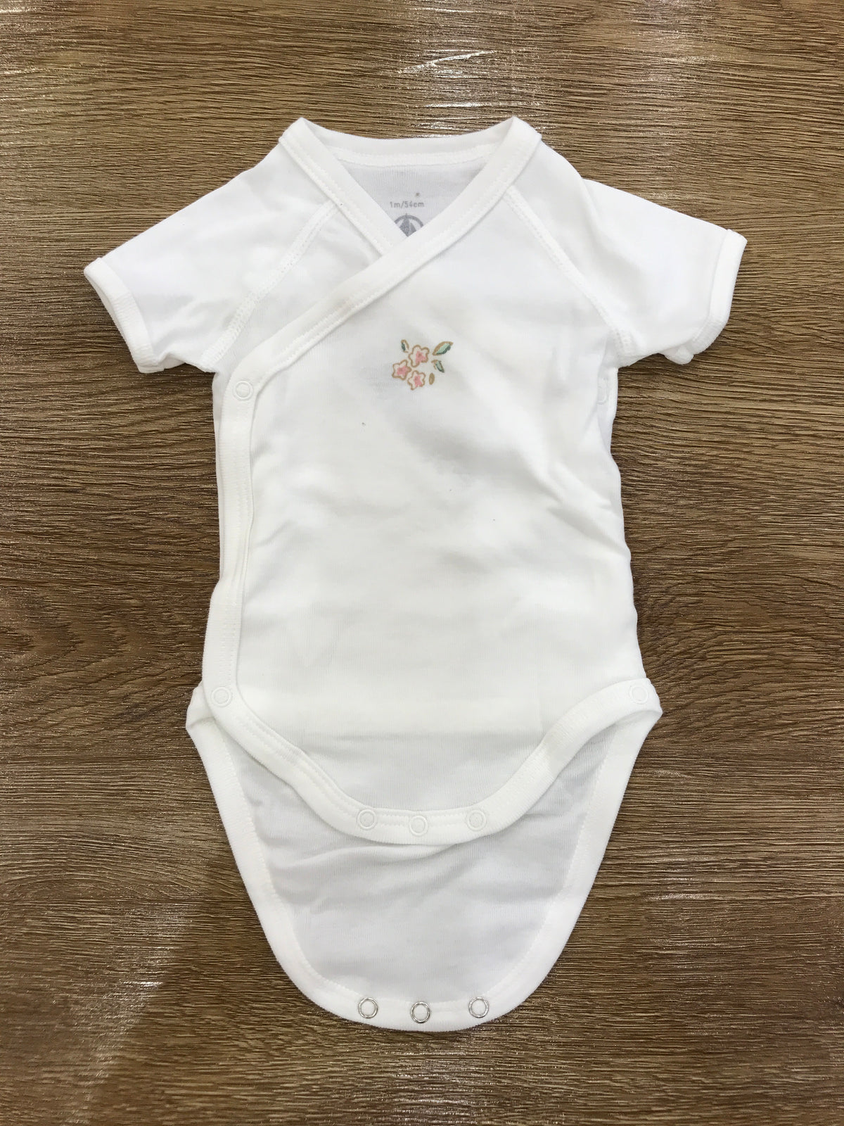 Body Petit Bateau tris mezza manica antipanico con fiori e righe