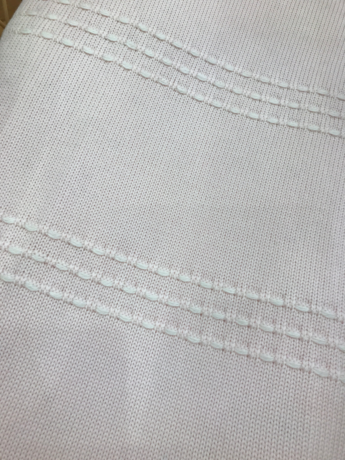 Coperta Jo Milano in lana con passanastro bianco
