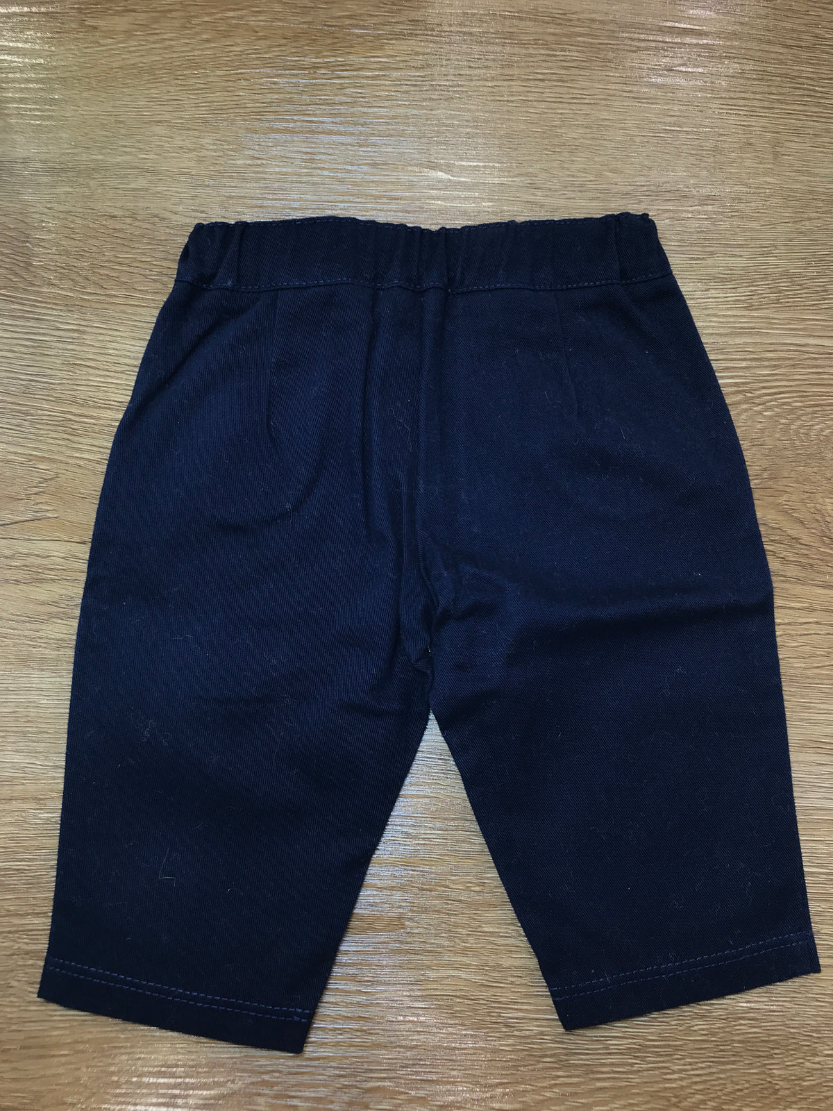 Pantalone Coccodè blu scuro con tasche sul davanti ed elastico in vita