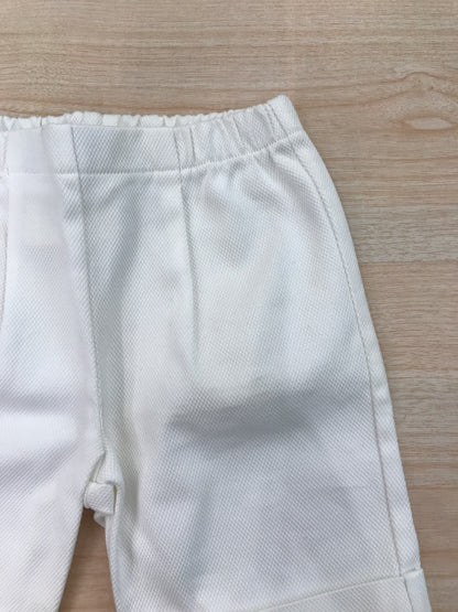 Pantalone Colibrì in cotone corto con risvolto ed elastico in vita
