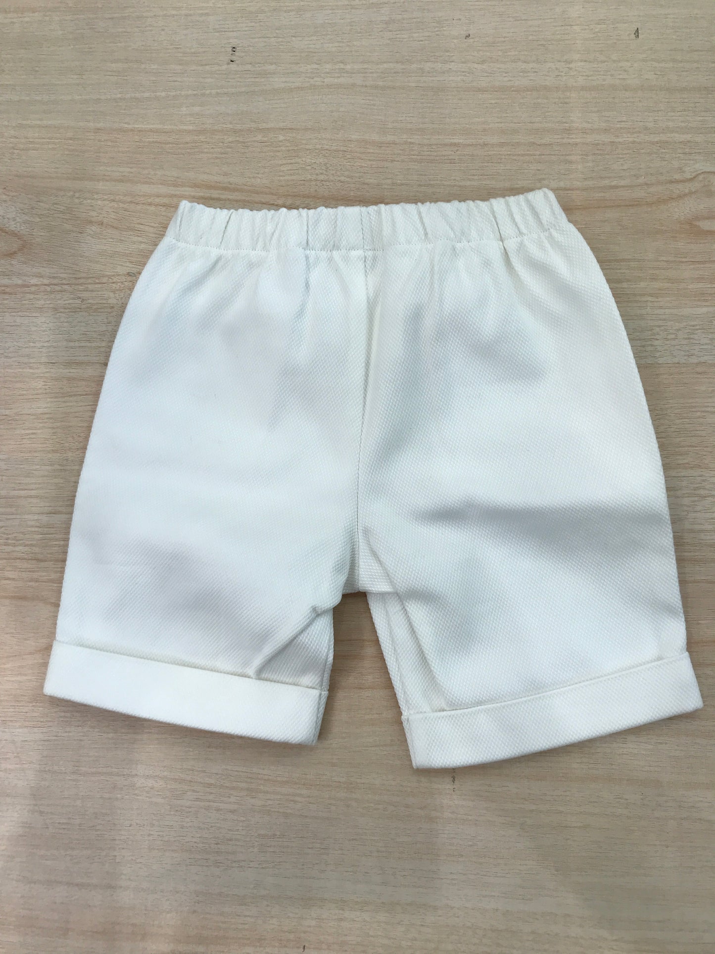 Pantalone Colibrì in cotone corto con risvolto ed elastico in vita