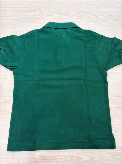 Polo Lacoste in cotone mezza manica con bottoncini e logo ricamato lateralmente unisex