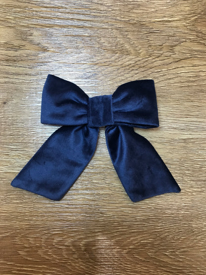 Fermaglio Fofettes in velluto con pinzetta sul retro