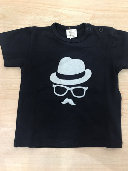 T-shirt Coccodè mezza manica blu scuro con disegno sul davanti