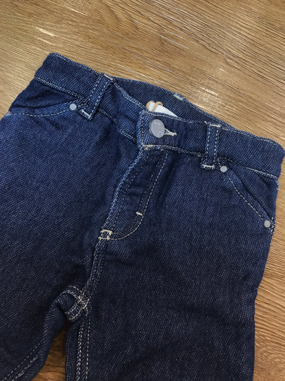 Pantalone Maperò in jeans blu scuro cpn taschine sul davanti e sul retro