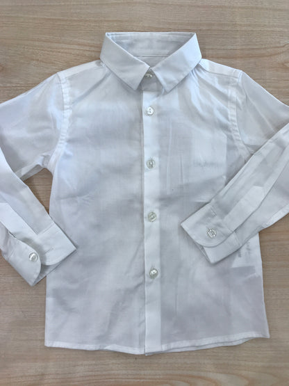 Camicia Byblos in cotone manica lunga con colletto a punta con bottoncini sul davanti