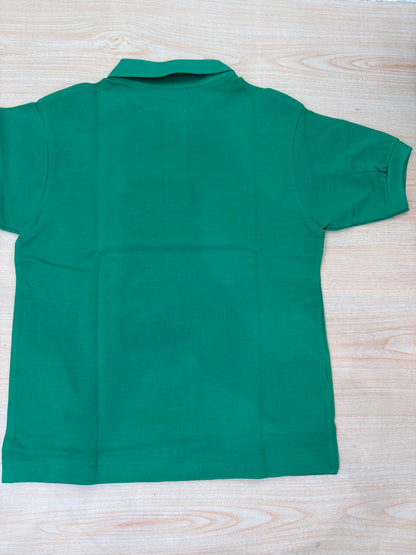 Polo Lacoste in cotone mezza manica con bottoncini e logo ricamato lateralmente unisex