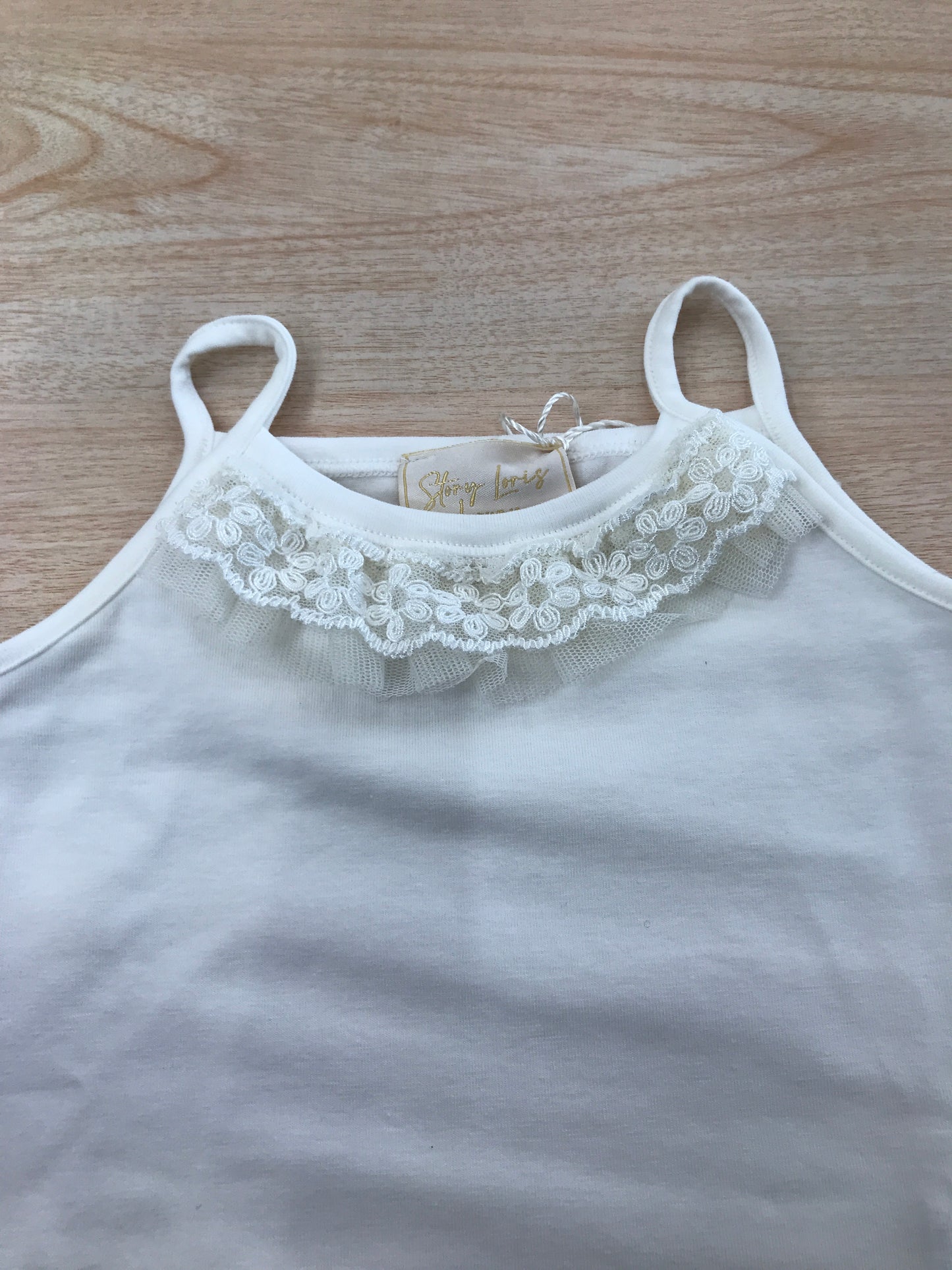Body Story Loris Luxury in cotone a bretelle con rusche al collo