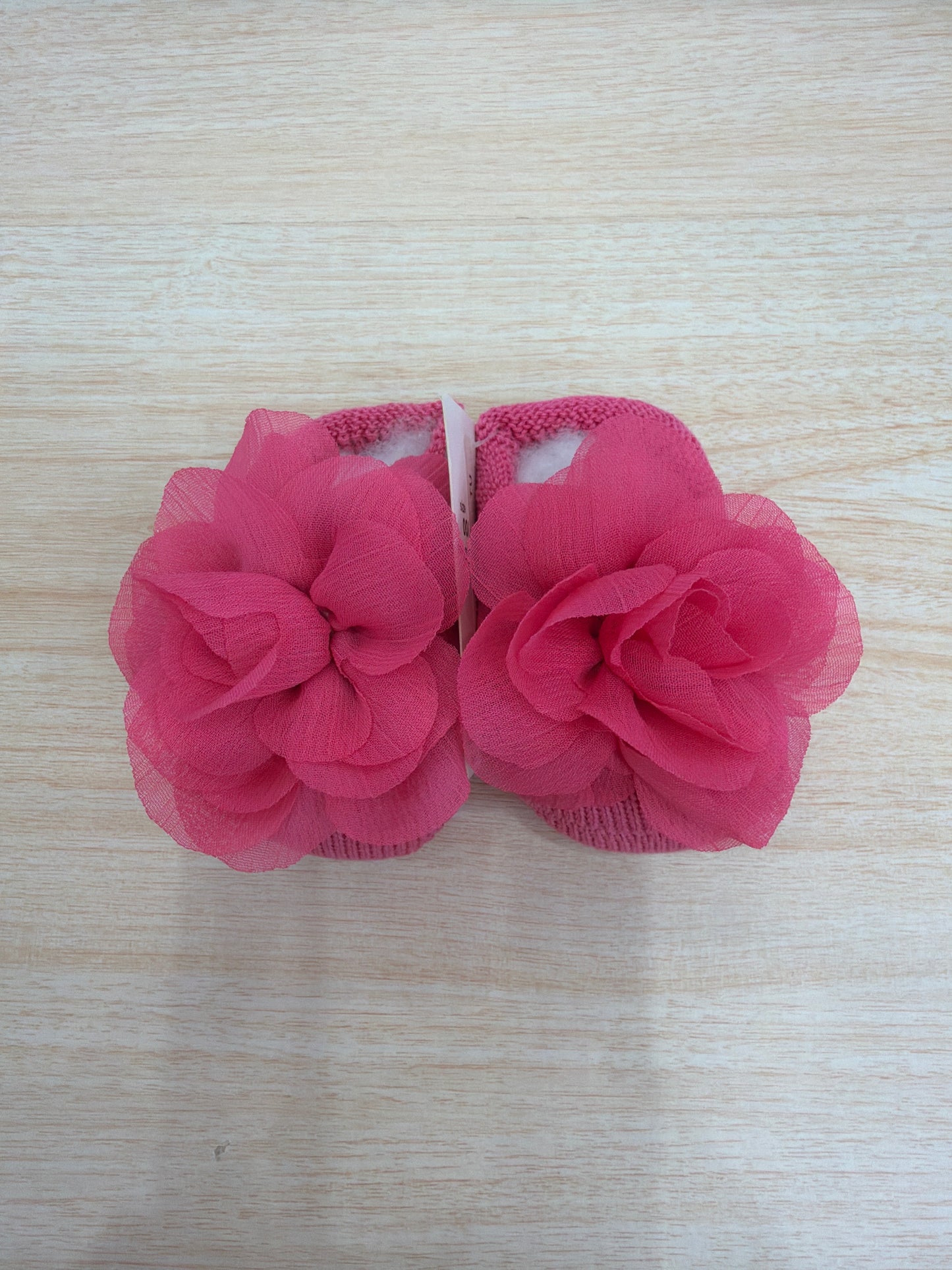 Babbucce Story Loris in filo fucsia con fiore sul davanti