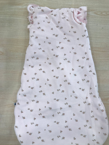 Sacco Nanna Petit Bateau rosa con fiorellini e rusche con zip TOG 3