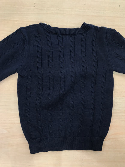 Maglione Le Dodò in filo manica lunga con lavorazione di trecce