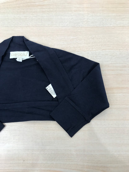 Cardigan Cielo Blu in cotone senza chiusura