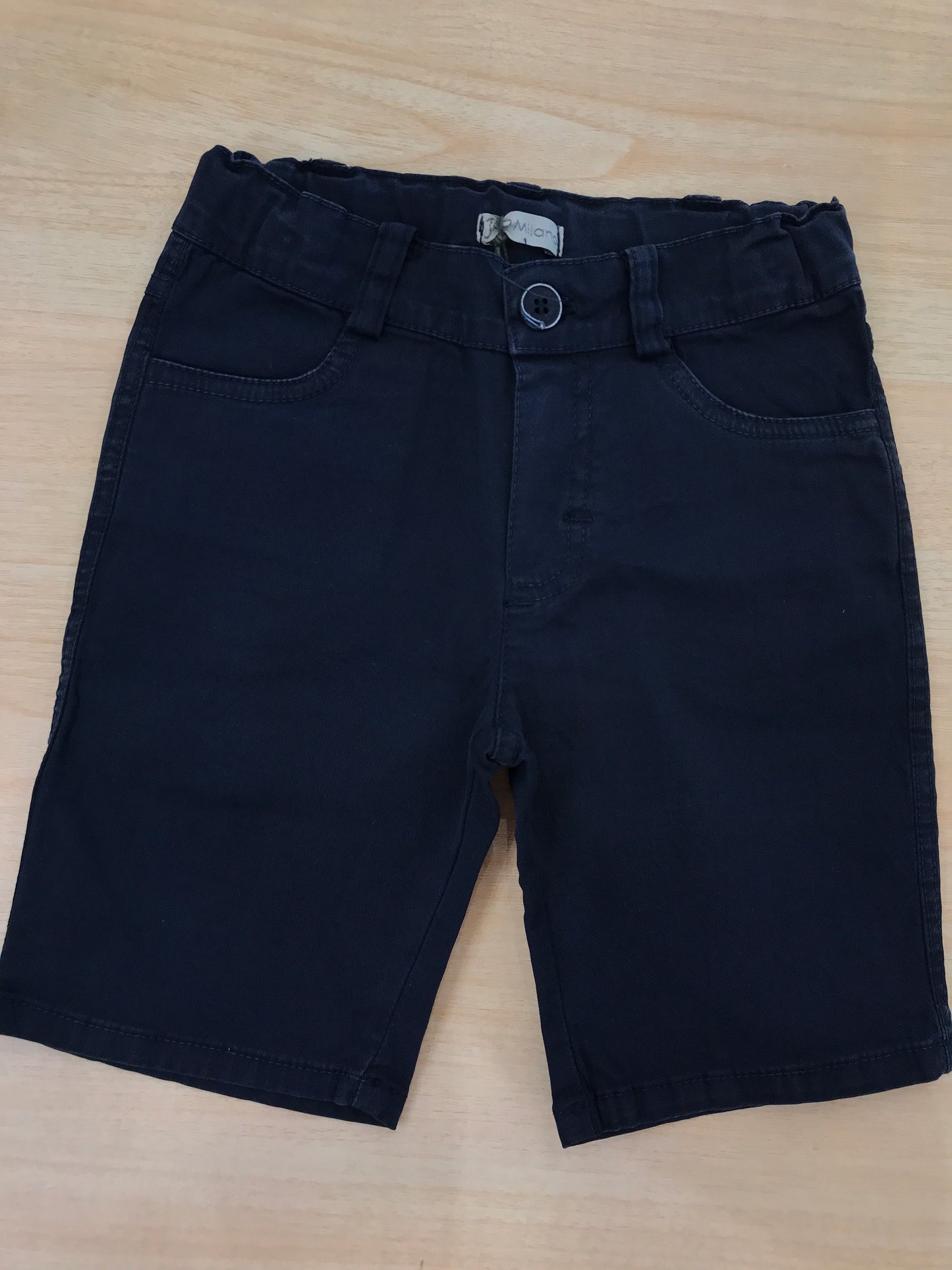 Pantalone Jo Milano in cotone all'inglese con tasche sul davanti e sul retro