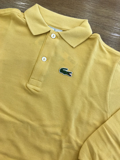 Polo Lacoste manica lunga con polsini e bottoncini