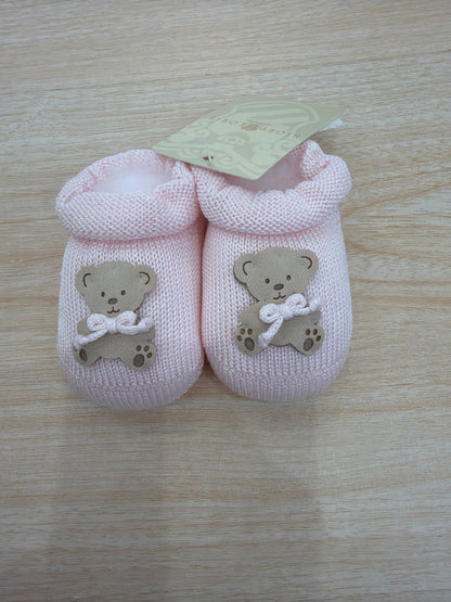 Babbucce Story Loris in filo rosa con orsetto sul davanti