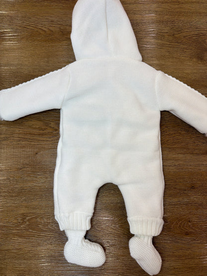 Eskimo PCS intero con cappuccio con pelliccia interna piccoli bottoncini e piedini