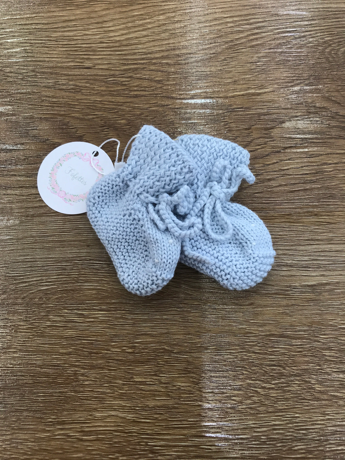Babbucce Fofettes con piccoli pois sul davanti e fiocchetto