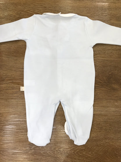Tutina Baby Gi in cotone con gattino laterale