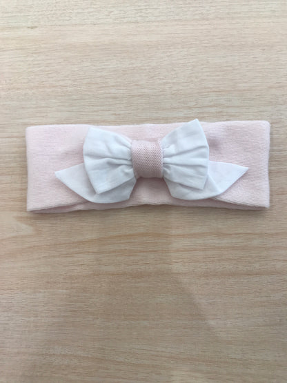 Fascia Baby Lord in filo con fiocchetto bianco