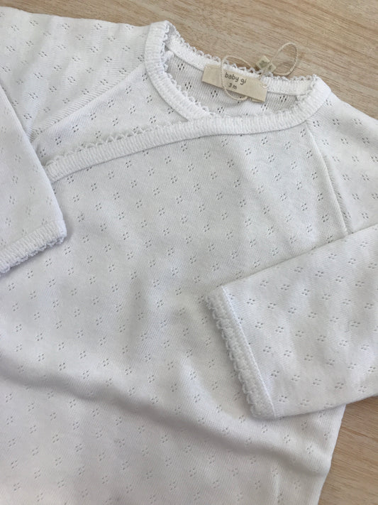 Body Baby Gi in cotone manica lunga traforato antipanico