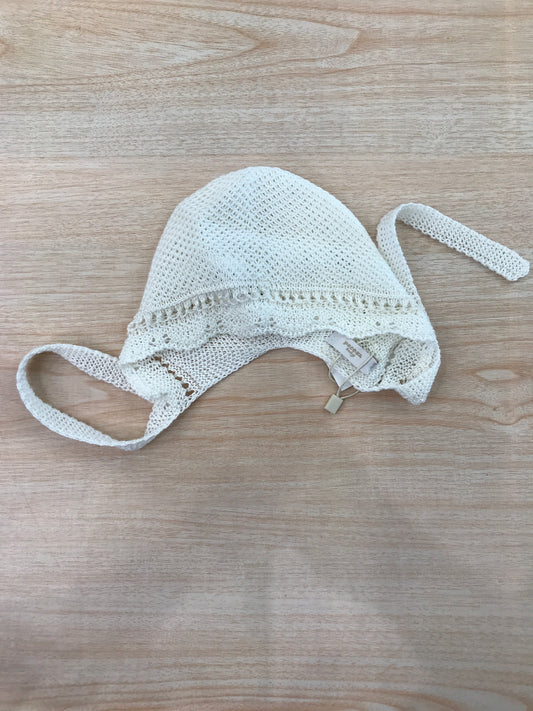 Cuffia PCS in filo traforata panna con laccetti