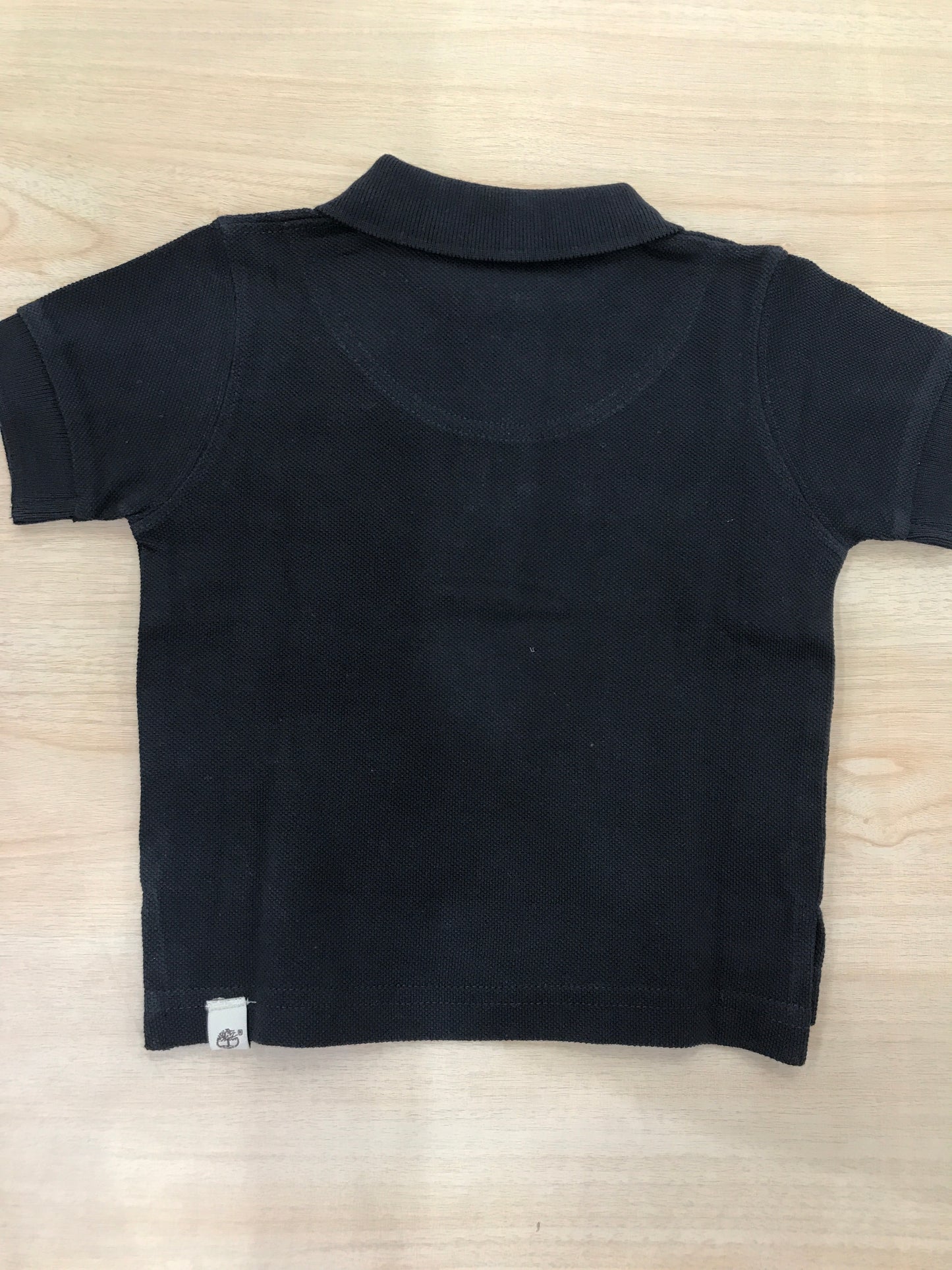 Polo Timberland in cotone mezza manica con bottoncini e collo a punta