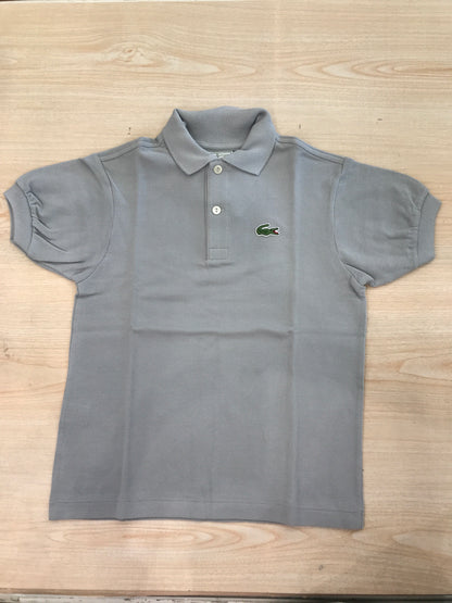 Polo Lacoste in cotone mezza manica con bottoncini e logo ricamato lateralmente unisex