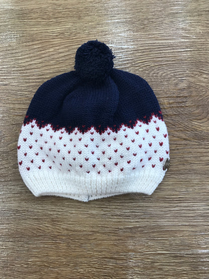 Cappello Paz Rodriguez in lana con pon pon e piccoli ricami