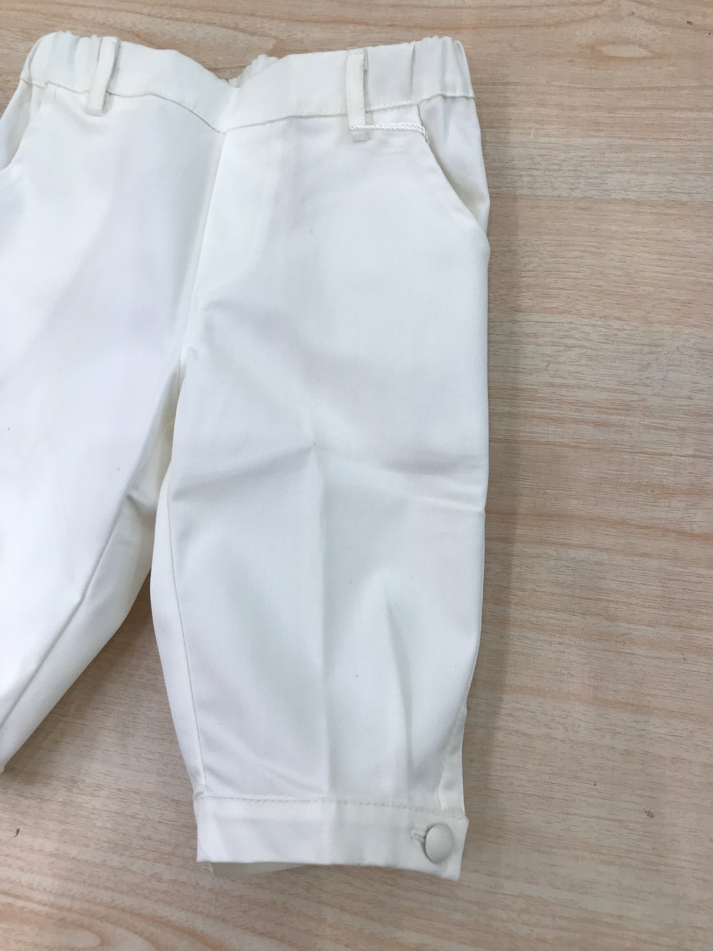 Pantalone Cielo Blu in cotone lucido a sbuffo con striscia laterale