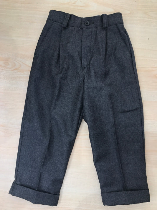 Pantalone Les Copains grigio con risvolto e tasche laterali