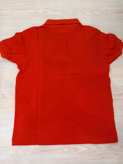 Polo Lacoste in cotone mezza manica con bottoncini e logo ricamato lateralmente unisex