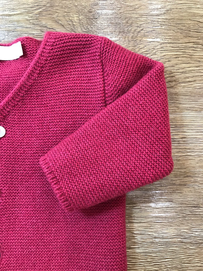 Cardigan Laranjinha in lana con piccoli bottoncini sul davanti