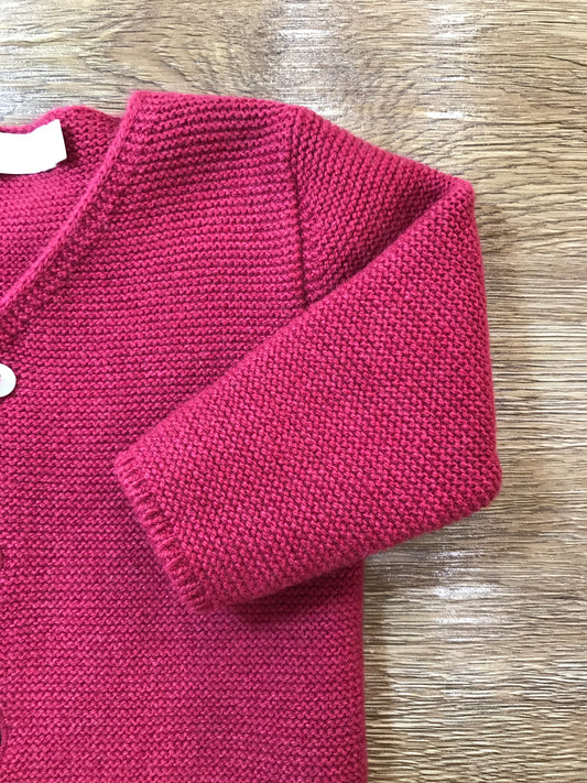 Cardigan Laranjinha in lana con piccoli bottoncini sul davanti
