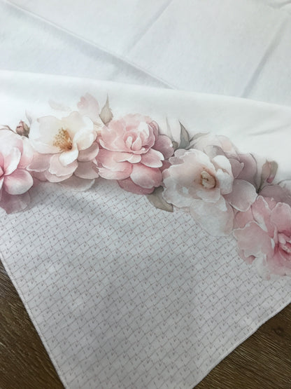 Coordinato Sofija in caldo cotone panna con fiori