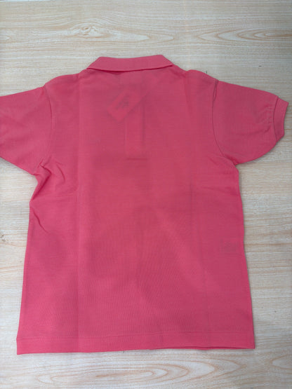 Polo Lacoste in cotone mezza manica con bottoncini e logo ricamato lateralmente unisex