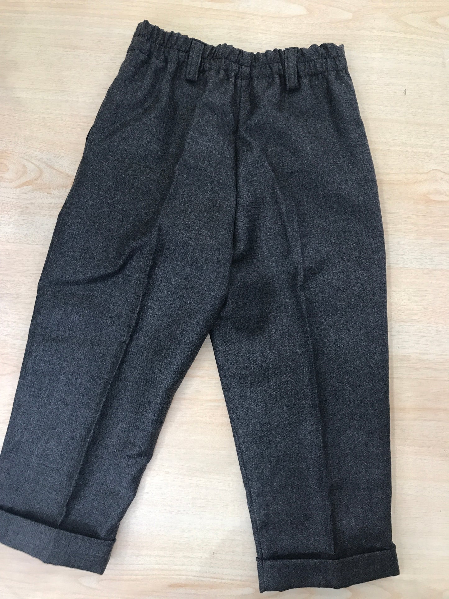 Pantalone Les Copains grigio con risvolto e tasche laterali
