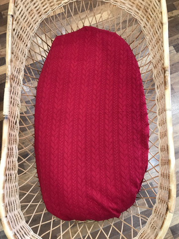 Coperta Nannafrufru in lana con trecce e l'interno con rivestimento in mussola di cotone a fantasia