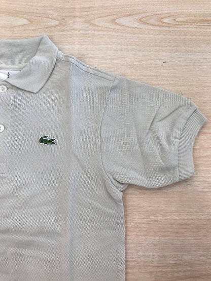 Polo Lacoste in cotone mezza manica con bottoncini e logo ricamato lateralmente unisex