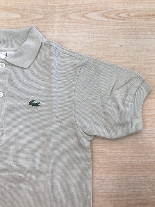 Polo Lacoste in cotone mezza manica con bottoncini e logo ricamato lateralmente unisex